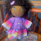 Bohemian Doll Purple Dress