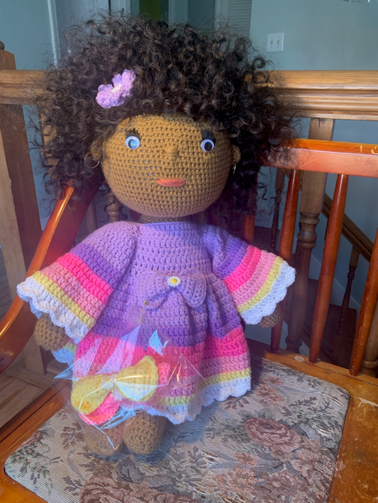 Bohemian Doll Purple Dress